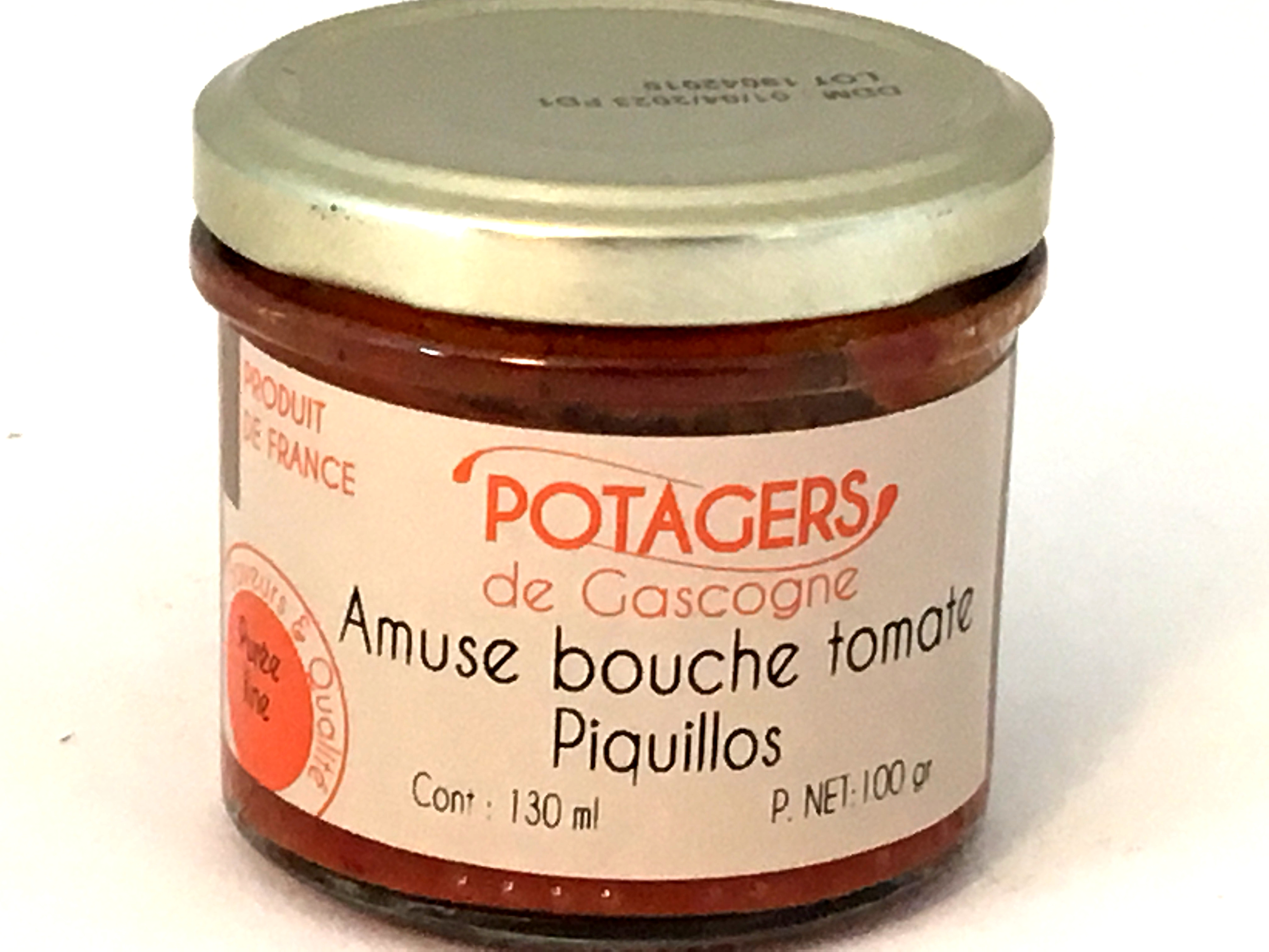 Amuse bouche tomate piquillos 100g (bocal)