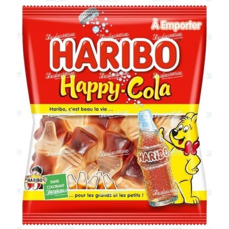 Bonbons happy cola 40 g le sachet vendu a l unite