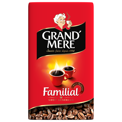 Cafe en grains familial 1 kg grand mere