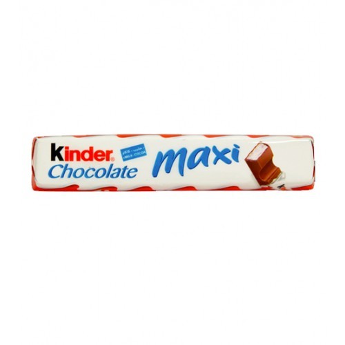 Kinder maxi chocolat 21g vendu a l unite