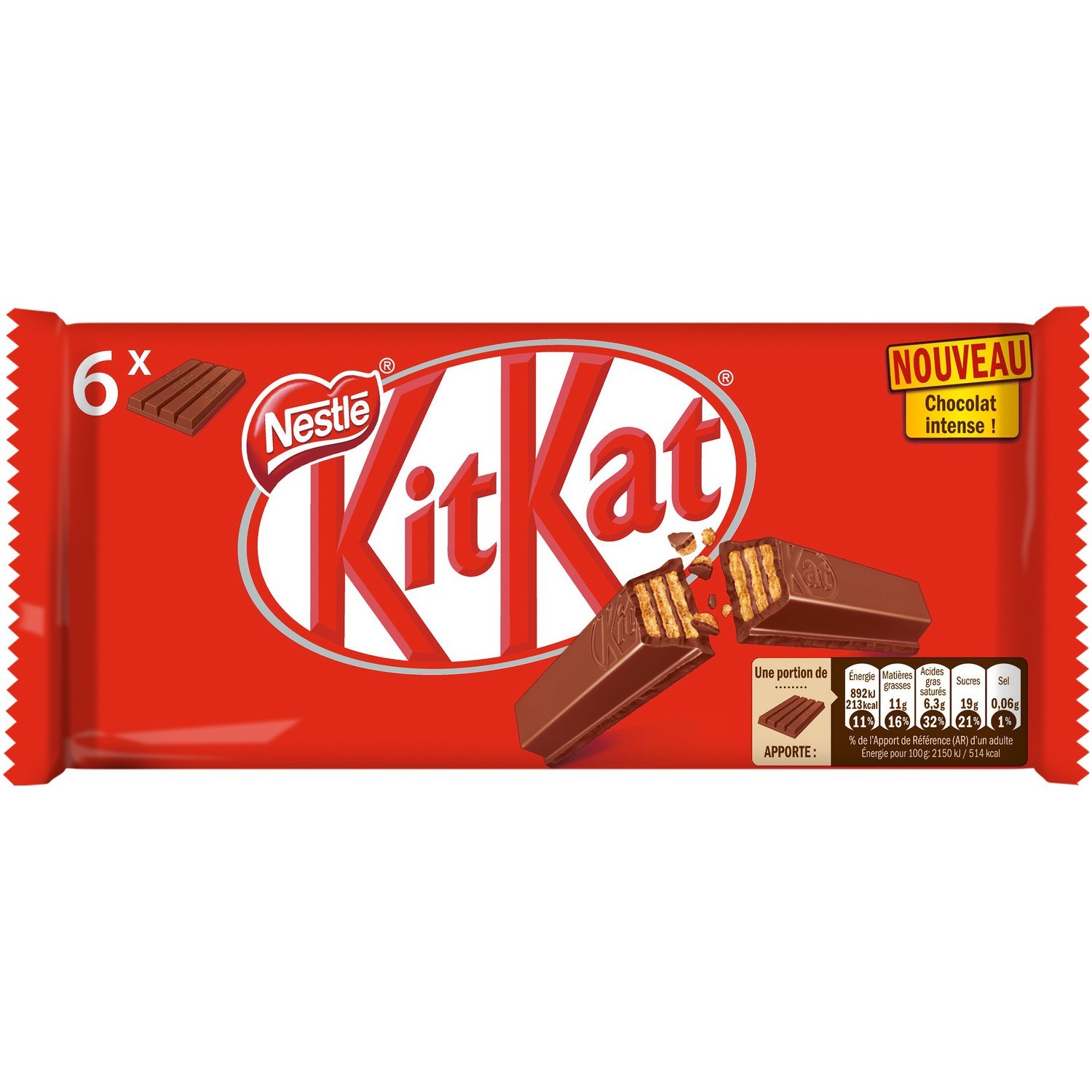 Kit barre chocolatee kit kat 41 5 g vendu a l unite