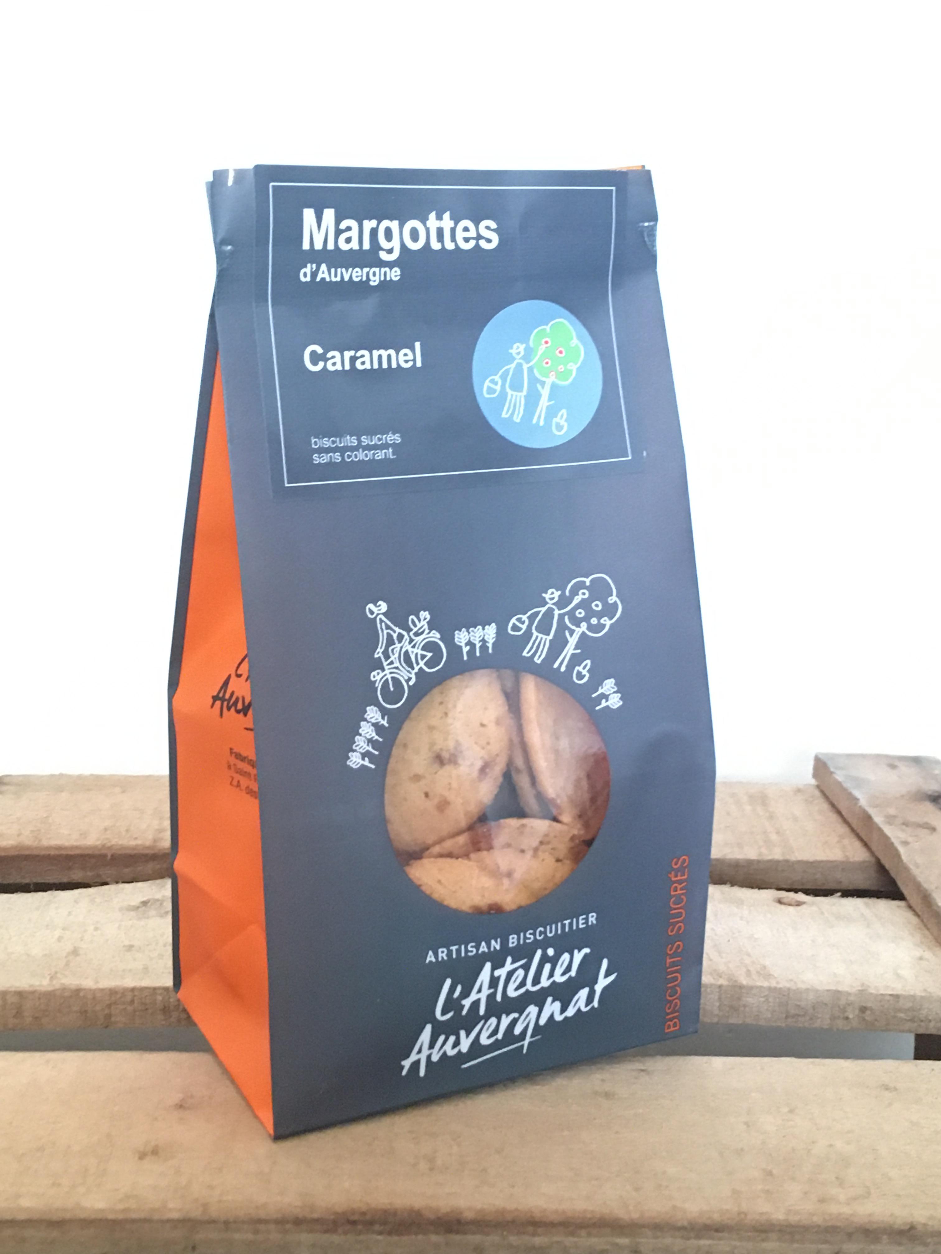 MARGOTTES d’Auvergne Caramel Sucrés 140 g Biscuiterie L'atelier auvergnat