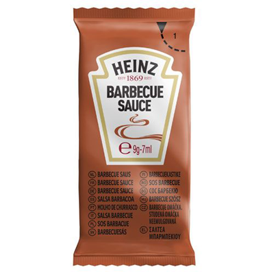 Sauce barbecue dosettes 7 ml heinz vendu a l unite