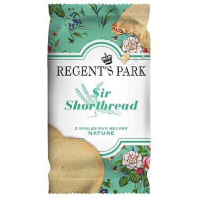 2 sables pur beurre nature par sachet 18 x 30 g regent s park