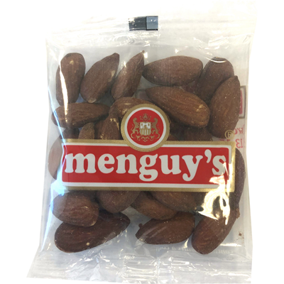 Amandes salees 25 g menguy s mini paquet le lot de 25