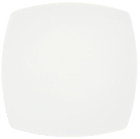Assiette carree porcelaine thalee 25 x 25 cm pour professionnels