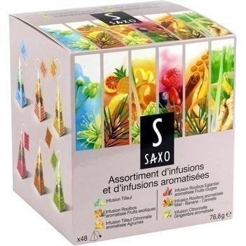 Assortiment d infusions et d infusions aromatisees x48