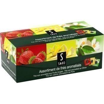 Assortiment de thés aromatisés 84 g Les 30 sachets de 2 g + 15 de 1.6 g