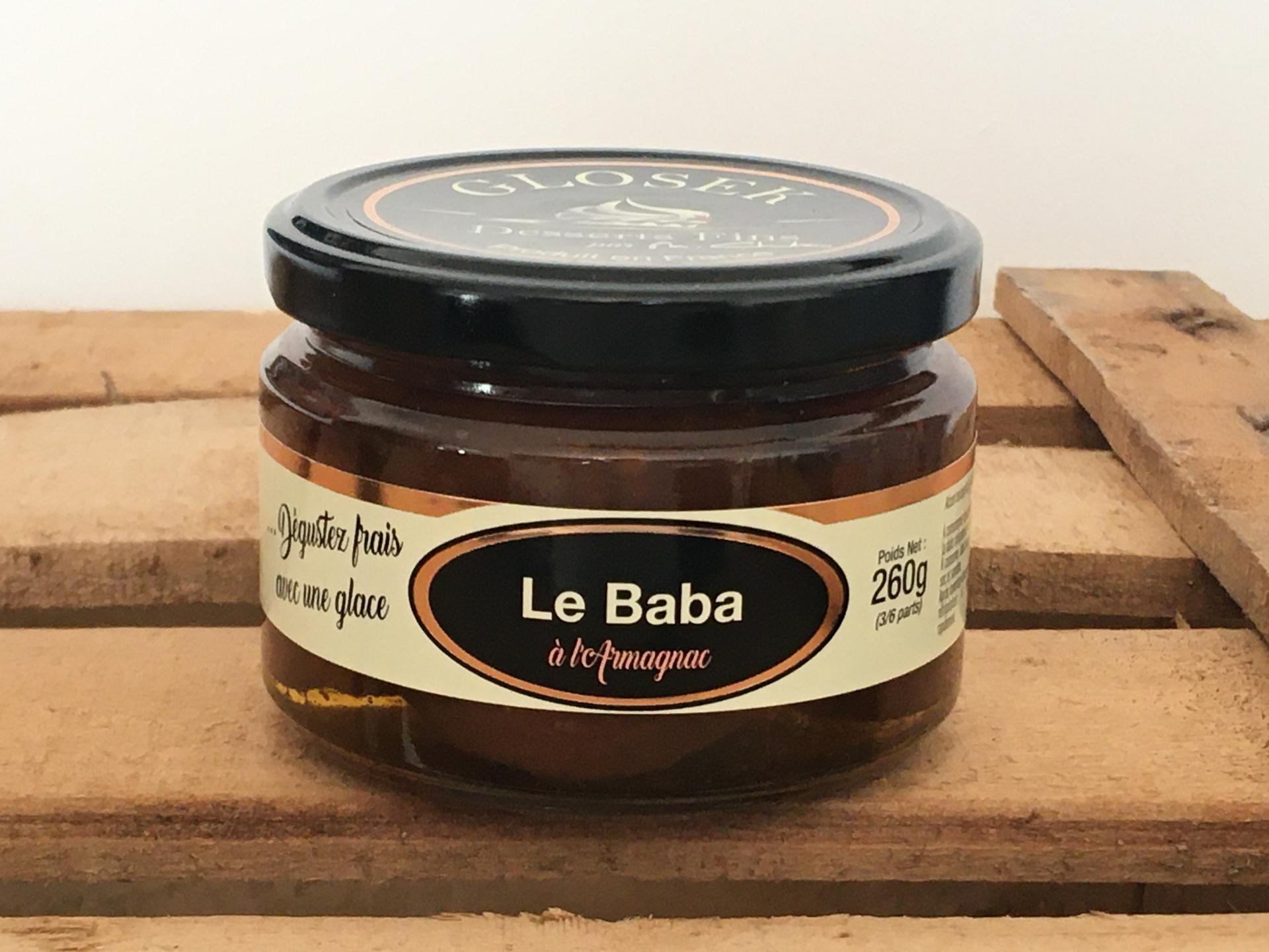 Baba gascon a l armagnac 260g bocal de 6