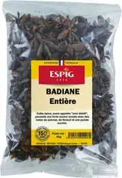 Badiane entiere 50 g anis etoile espig