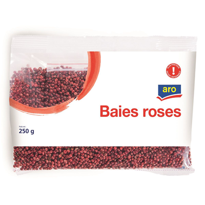 Baies roses 250 g aro
