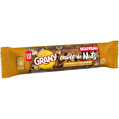 Barre amandes cacahuètes 40 g Grany le lot de 10