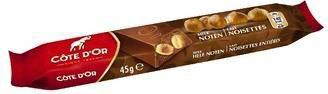 Barre chocolat lait noisettes 32 x 45 g cote d or pour bureau