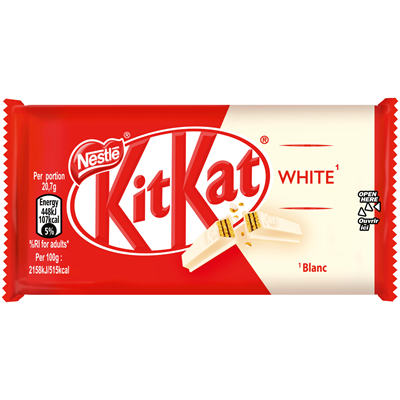 Barre chocolatee kit kat blanc 41 5 g carton de 12
