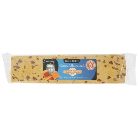 Barre de nougat tendre au caramel au beurre sale 100 g