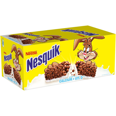 NESTLE : Nesquik - Barres céréalières au chocolat et lait - chronodrive