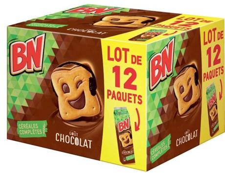 Biscuit bn chocolat vendu par 12 pour professionnels