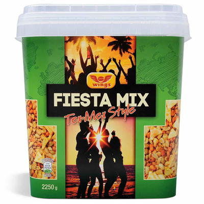 Biscuits apéritifs Fiesta Mix Tex-Mex Style 2.5 kg Wings