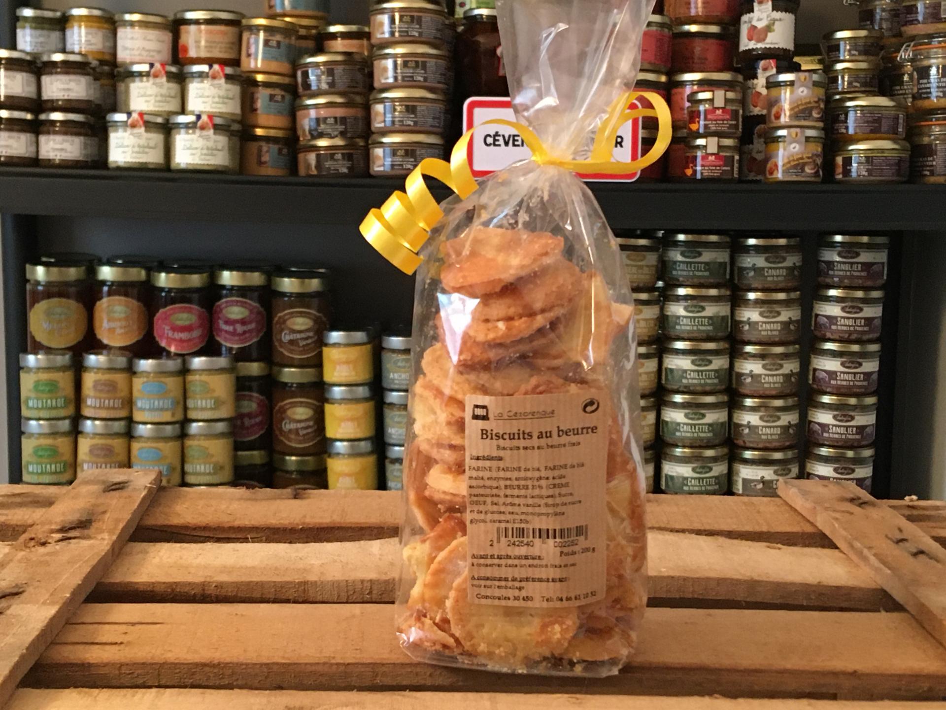 Biscuits beurre 200g esat la cezarenque en cevennes concoules