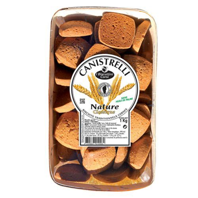 Biscuits biscuttini nature 1 kg canistrelli