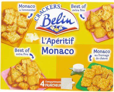 Biscuits sales assortiment monaco 340 g pour bureau