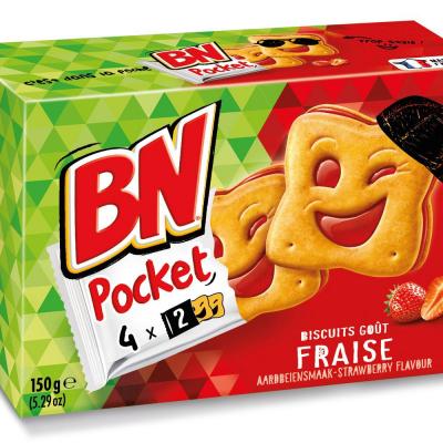 Mini biscuit Prince personnalisé emballage transparent