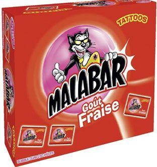 Boite malabar fraise 200 pieces pour professionnels