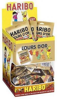 Bonbons l ours or 30 x 40 g fourniture ccas comites d entreprise et professionnels