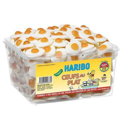 Bonbons oeufs au plat 210 pieces haribo 1