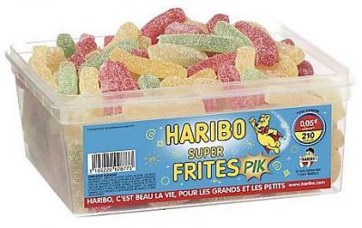 Bonbons super frites 210 pieces haribo bonbons super frites 210 pieces haribo