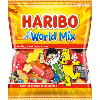 Bonbons world mix 120g haribo