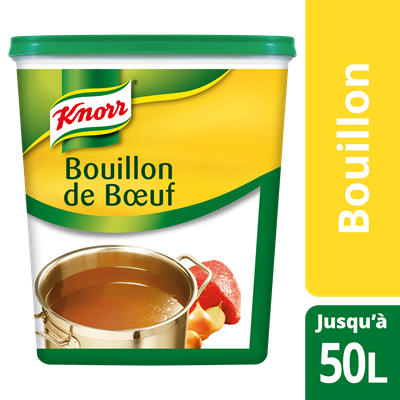 Bouillon de boeuf déshydraté 1 Kg jusqu'à 50 L Knorr