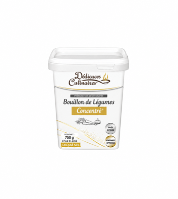 Bouillon de legumes concentre 750 g 50l dedicaces culinaires
