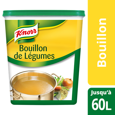 Bouillon de légumes déshydratés 1,2 Kg jusqu'à 60 L Knorr