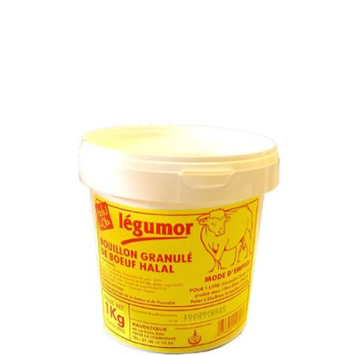 Bouillon granule de boeuf halal 1 kg legumor