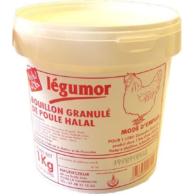 Bouillon granule de poule halal 1 kg legumor