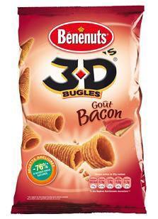 Bugles 3d s bacon 6 x 85 g pour bureau