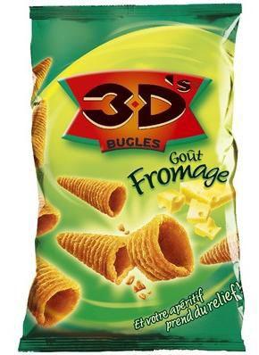 Bugles 3d s fromage 6 x 85 g pour bureau