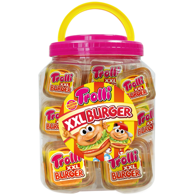 Burger xxl 50 g tubo 20 pieces trolli