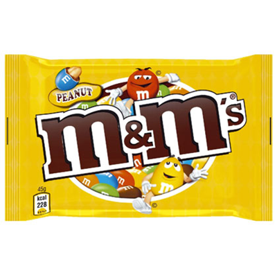 Cacahuètes 45 g M&M's le lot de 12