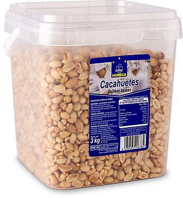 Cacahuetes grillees et salees 3 kg aperitif collectivites