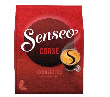 Dosettes de café moulu goût italien x50 Saxo