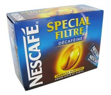 Cafe decafeine special filtre 25 dosettes nescafe