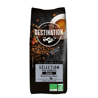 Cafe en grain bio arabica selection 1 kg