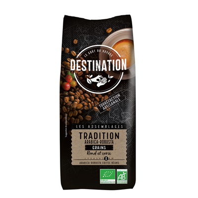 Cafe en grain bio tradition 1 kg