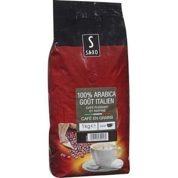 Café en grains 100% arabica goût italien 1 kg