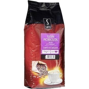 Café en grains 100% robusta 1 kg