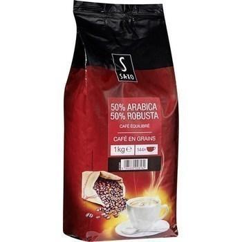 Sac de café décaféiné en grain RICARDO de 1 kg