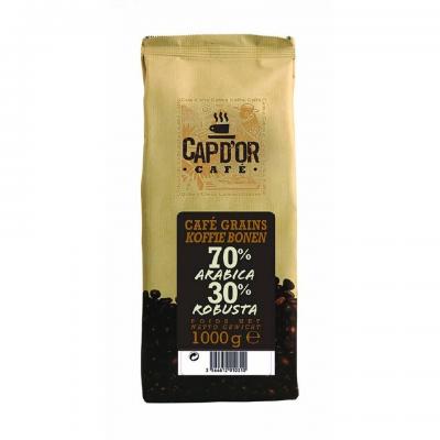 Cafe en grains 70 arabica 30 robusta cap d or 1 kg