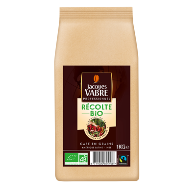 Café en grain bio Carte Le sachet de 1kg Contenu